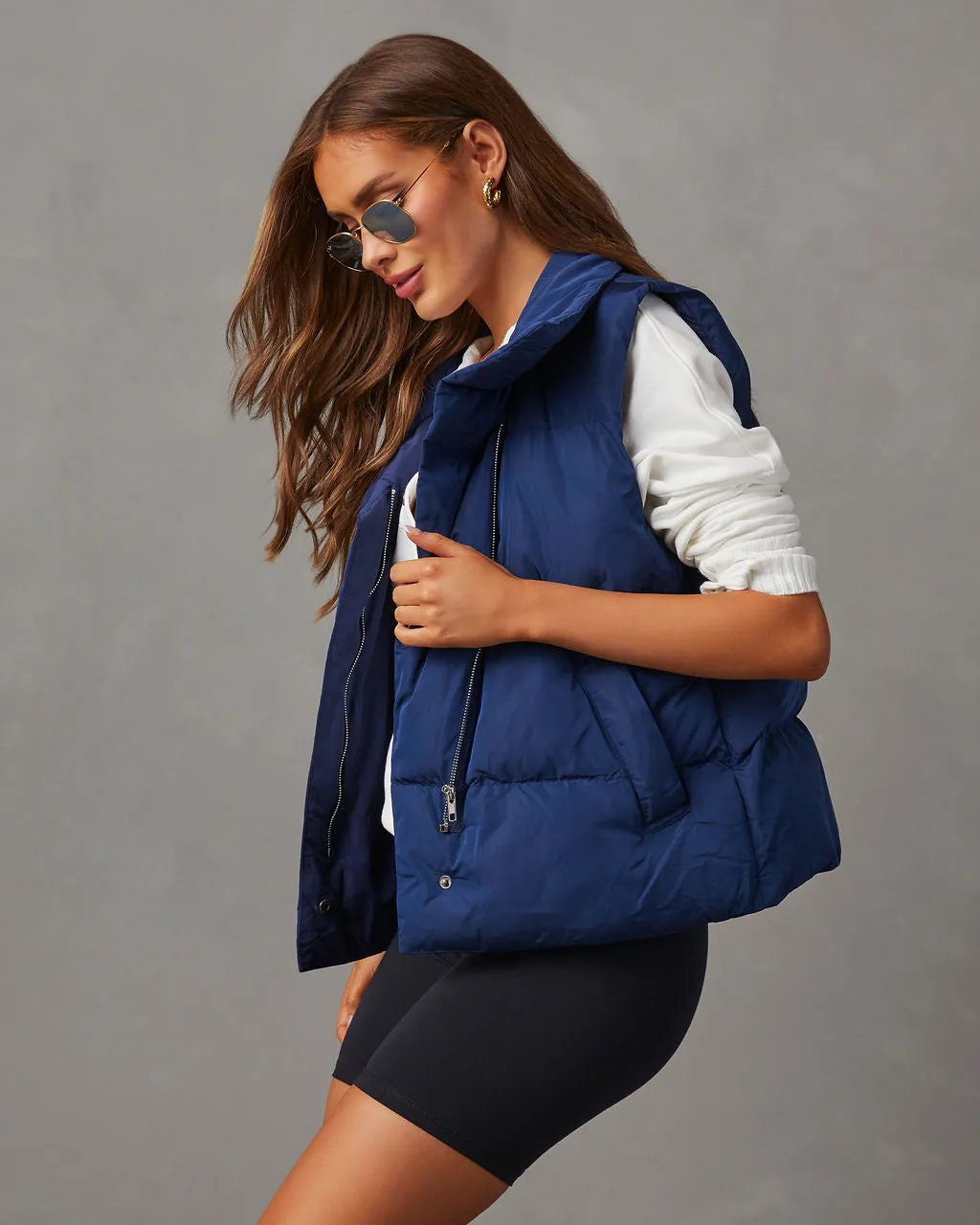 Anna Pocketed Puffer Vest