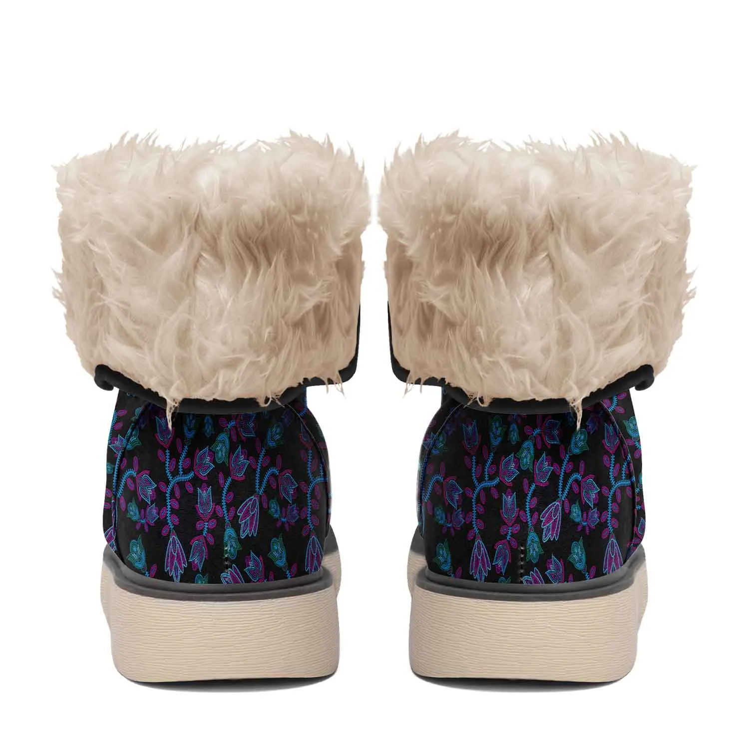 Beaded Nouveau Coal Polar Winter Boots