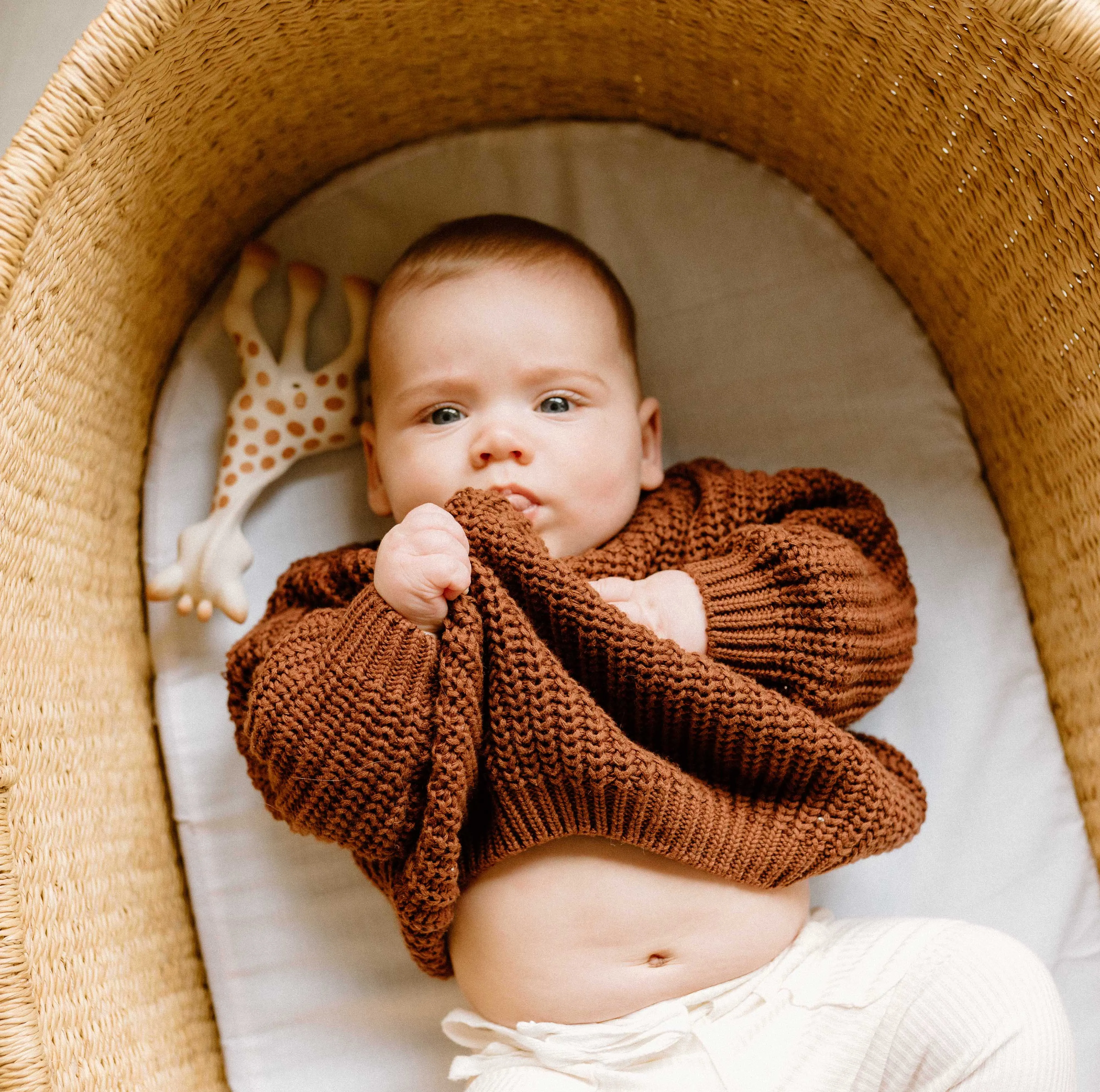 Belan.J Kids Chunky Knit Sweater - Ginger