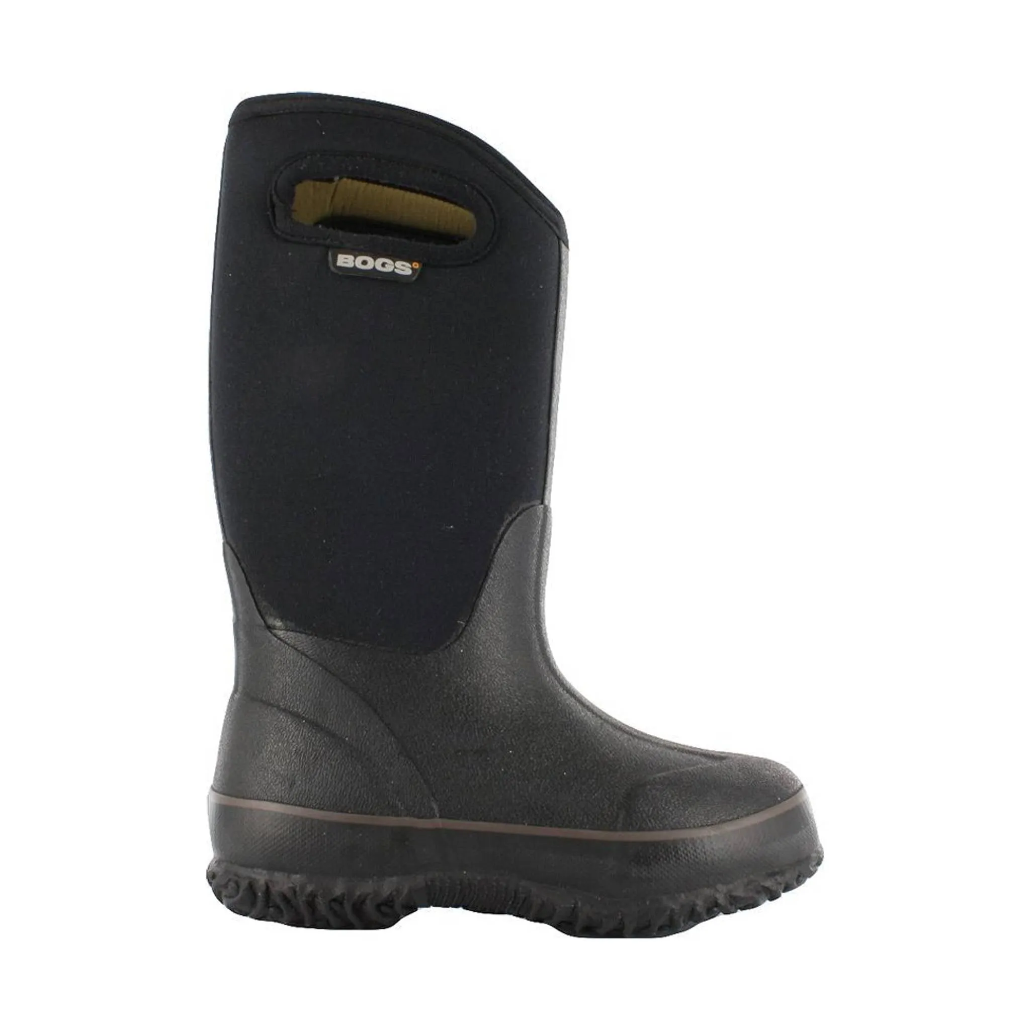 Bogs Kids' Classic With Handles Rain Boots - Black