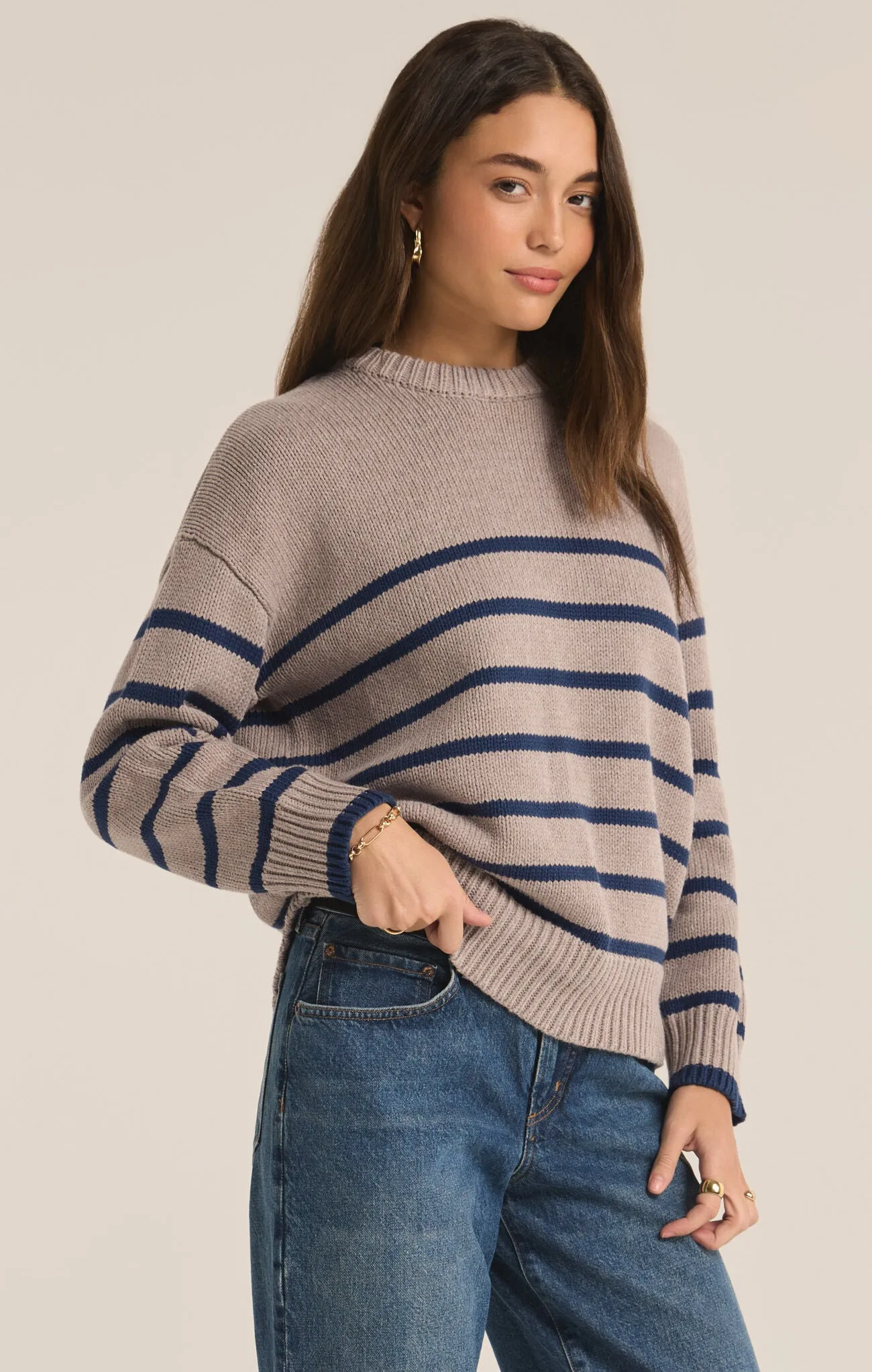 Boyfriend Striped Sweater