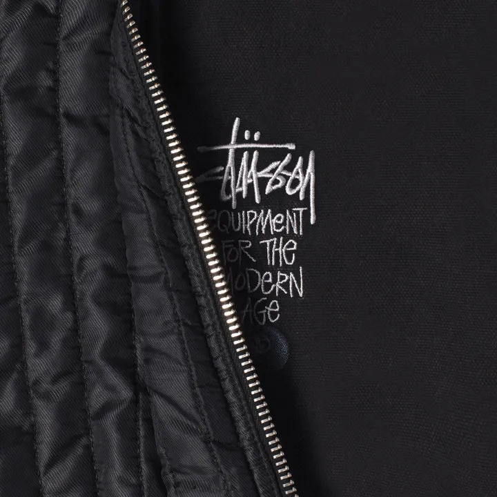 CANVAS INSULATED WORK JACKET / STUSSY