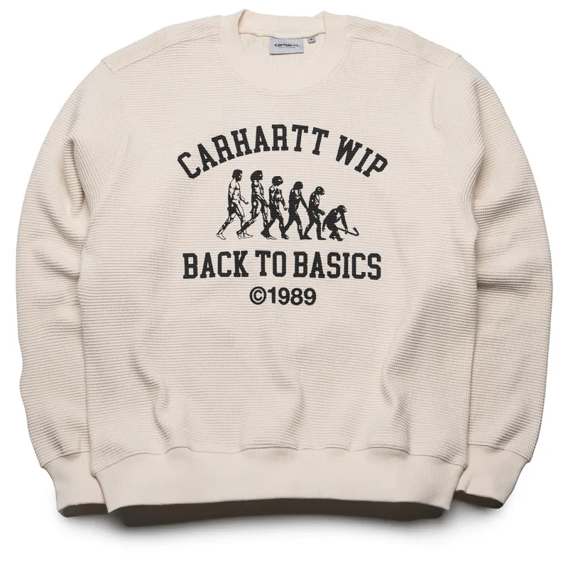 Carhartt WIP Main Basics Sweatshirt - Natural/Black