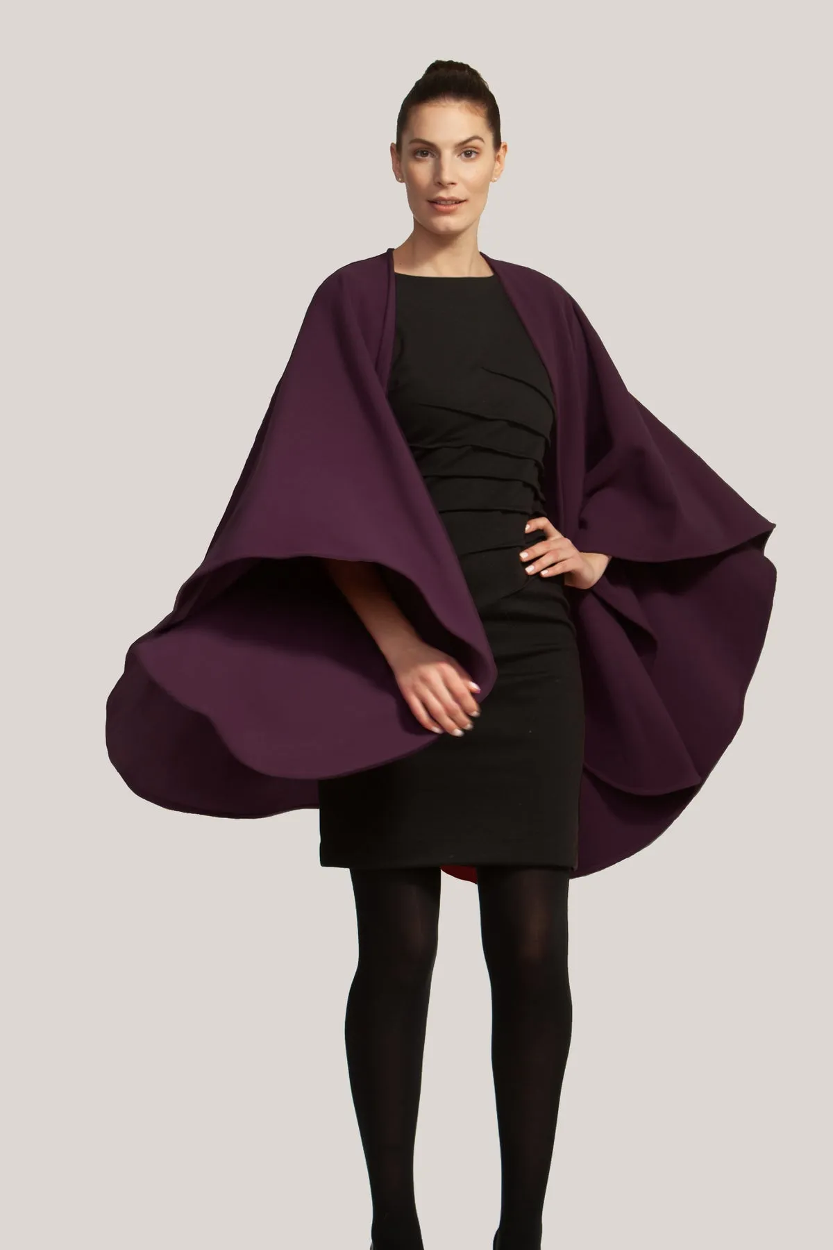 Cashmere & Wool Short Cape 993