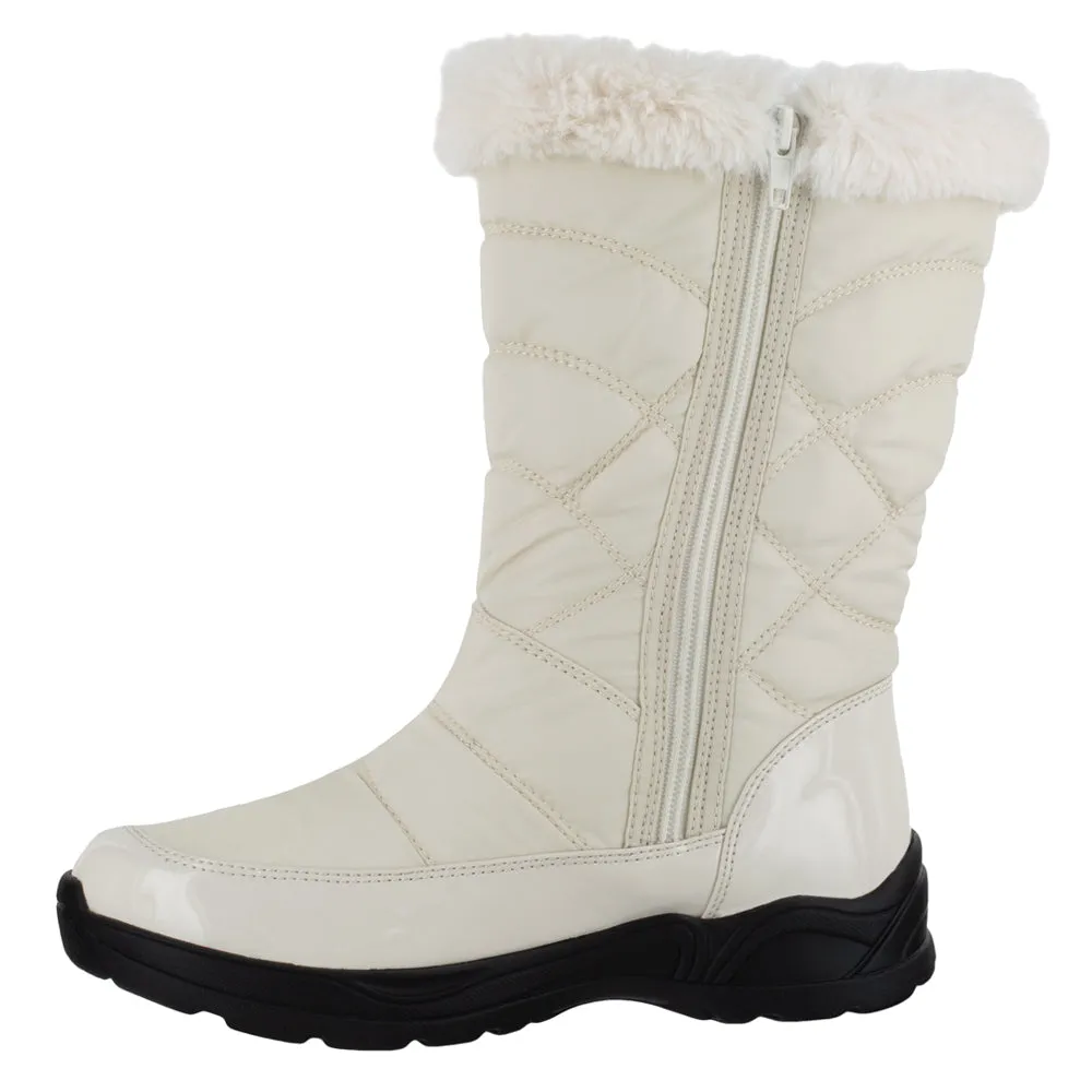 Cuddle Zippered Round Toe Boots