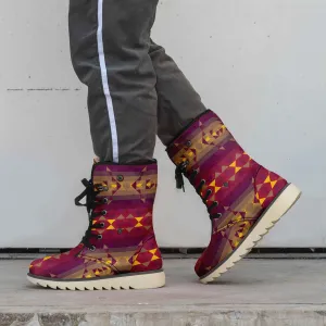 Gold Wool Polar Winter Boots