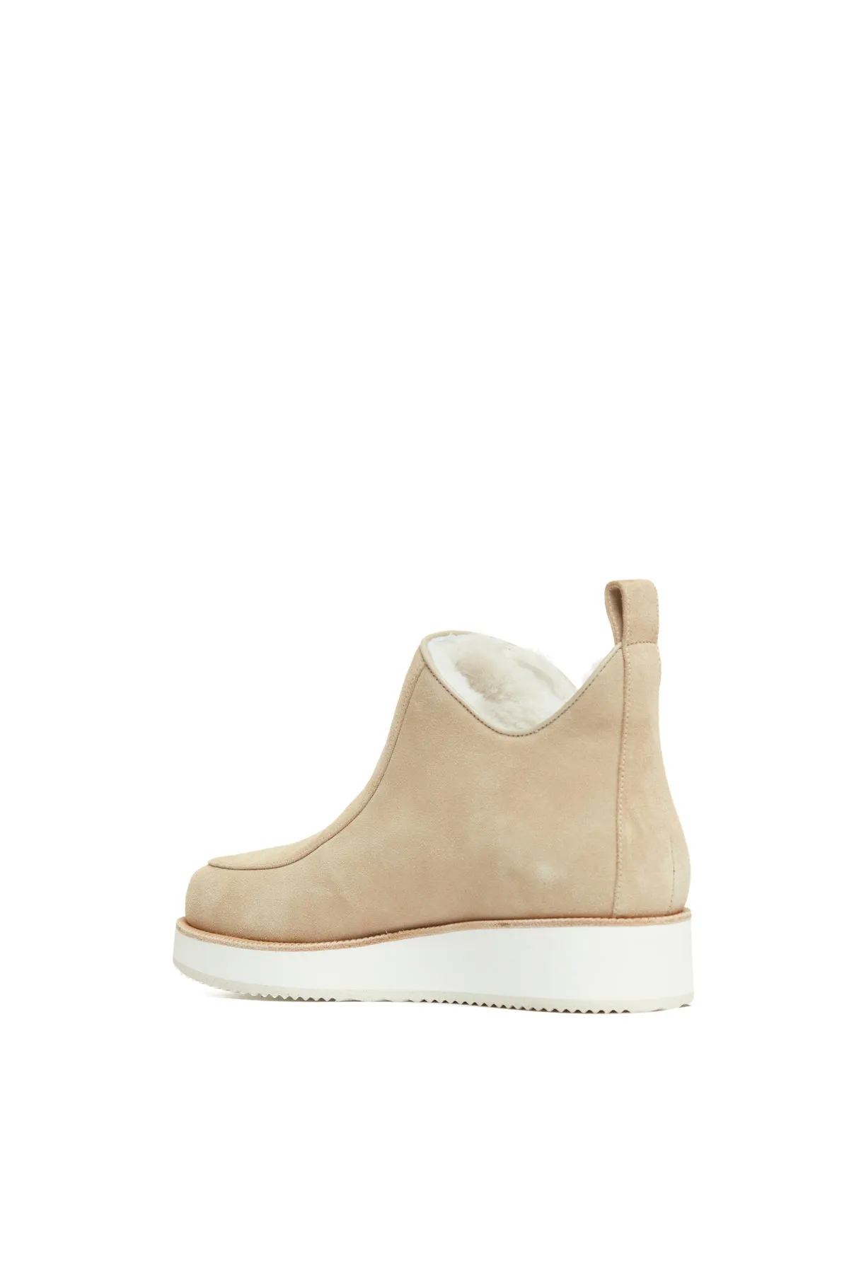 Harry Boot in Beige Suede