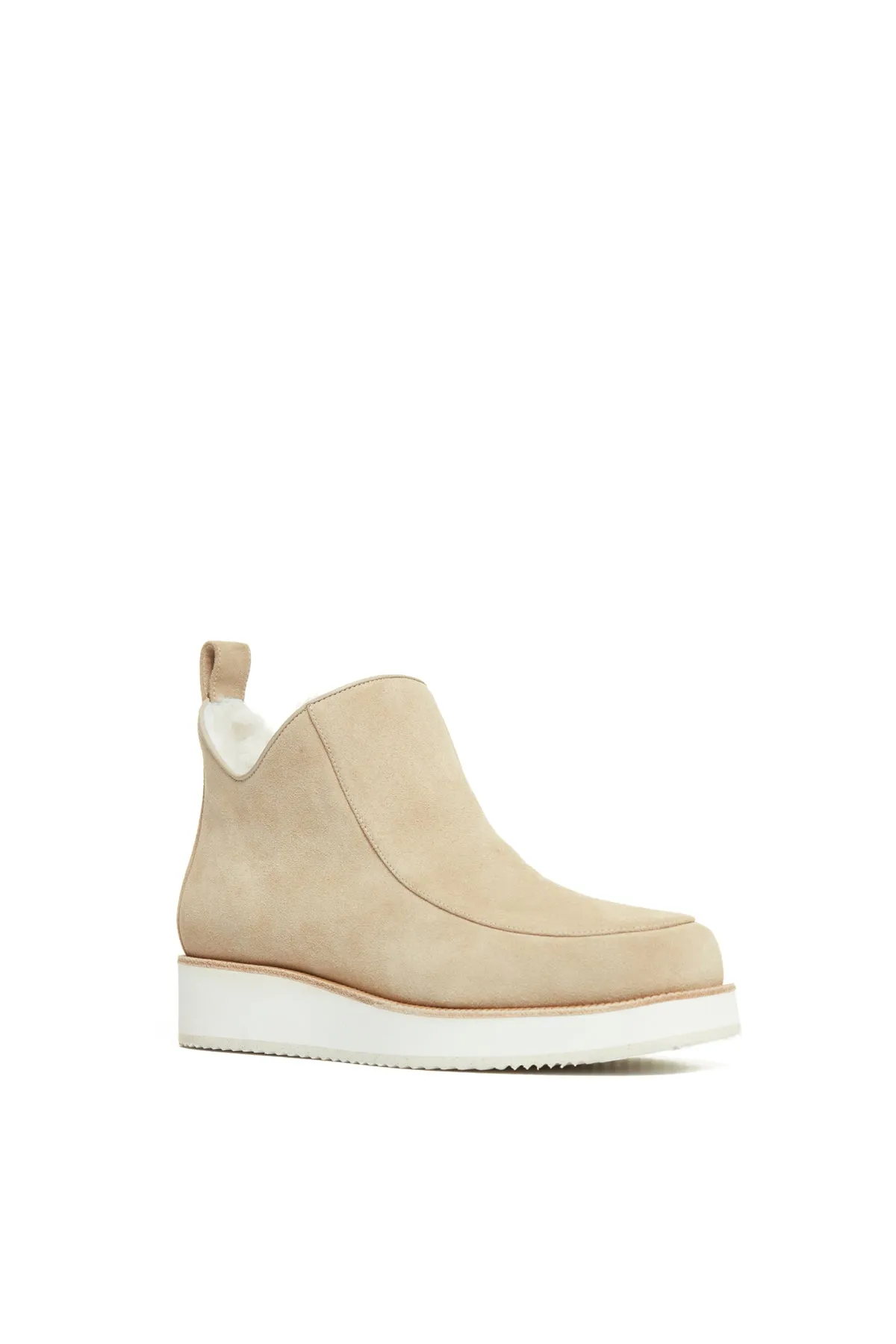 Harry Boot in Beige Suede