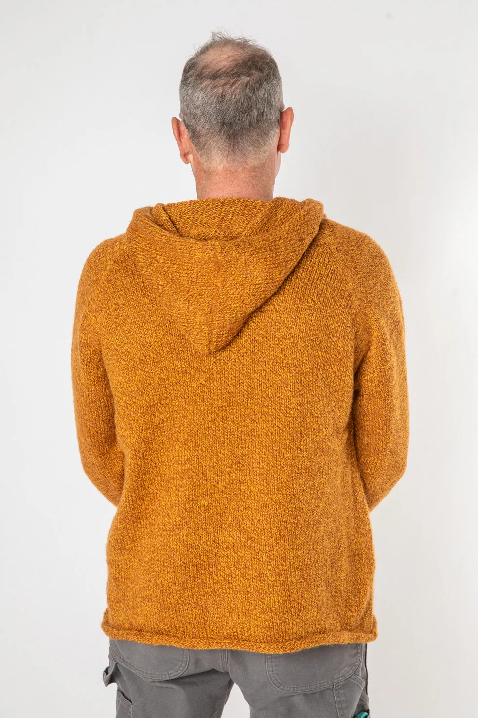 Hooded Unisex Alpaca Sweater