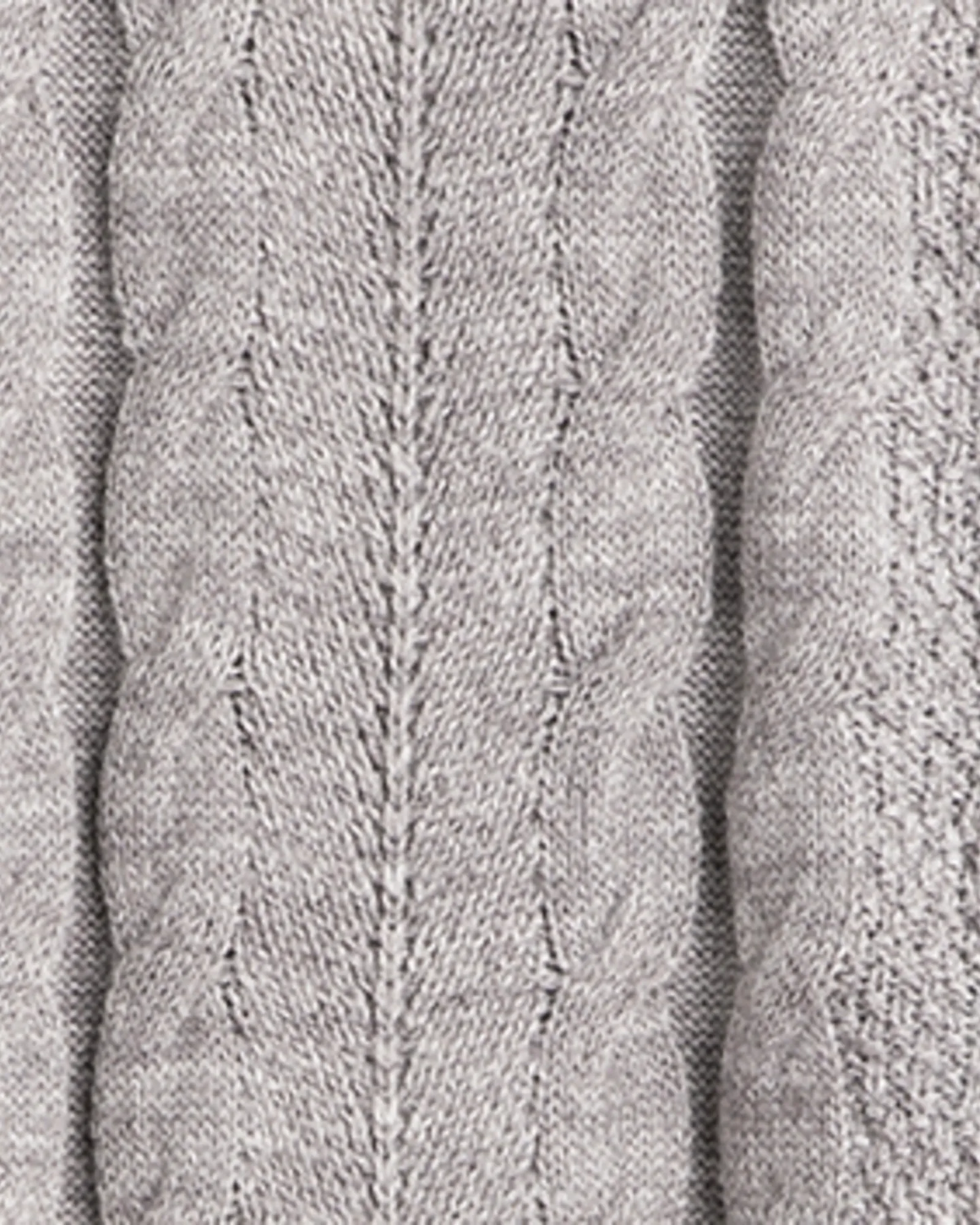 Kelly Cable-Knit Sweater | Light Grey