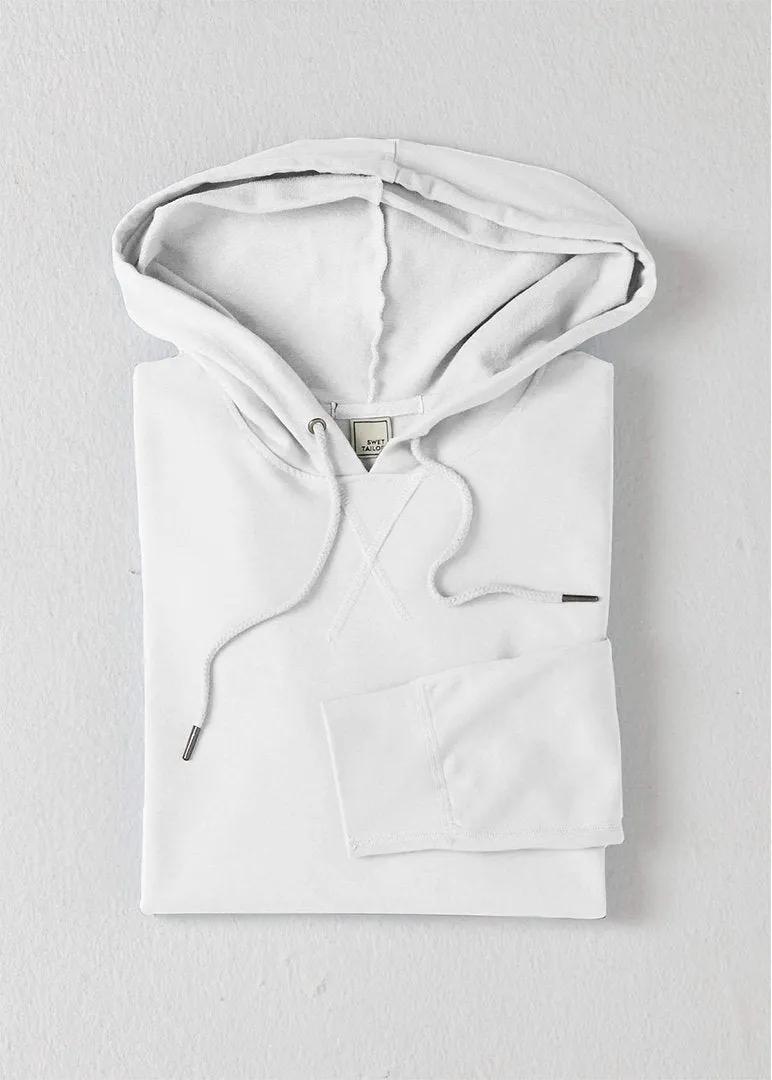 Lightweight SWET-Hoodie | White