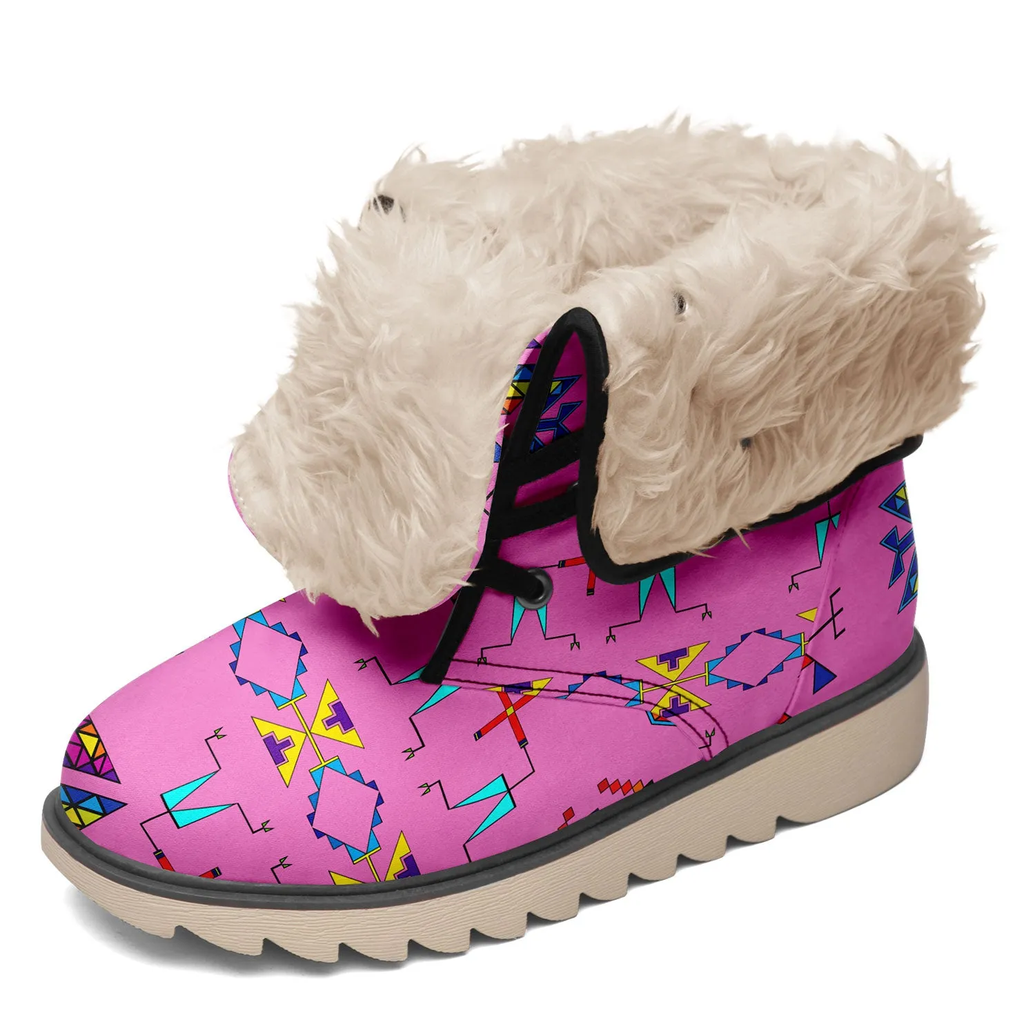 Rainy Chief Rainbow Blush Polar Winter Boots