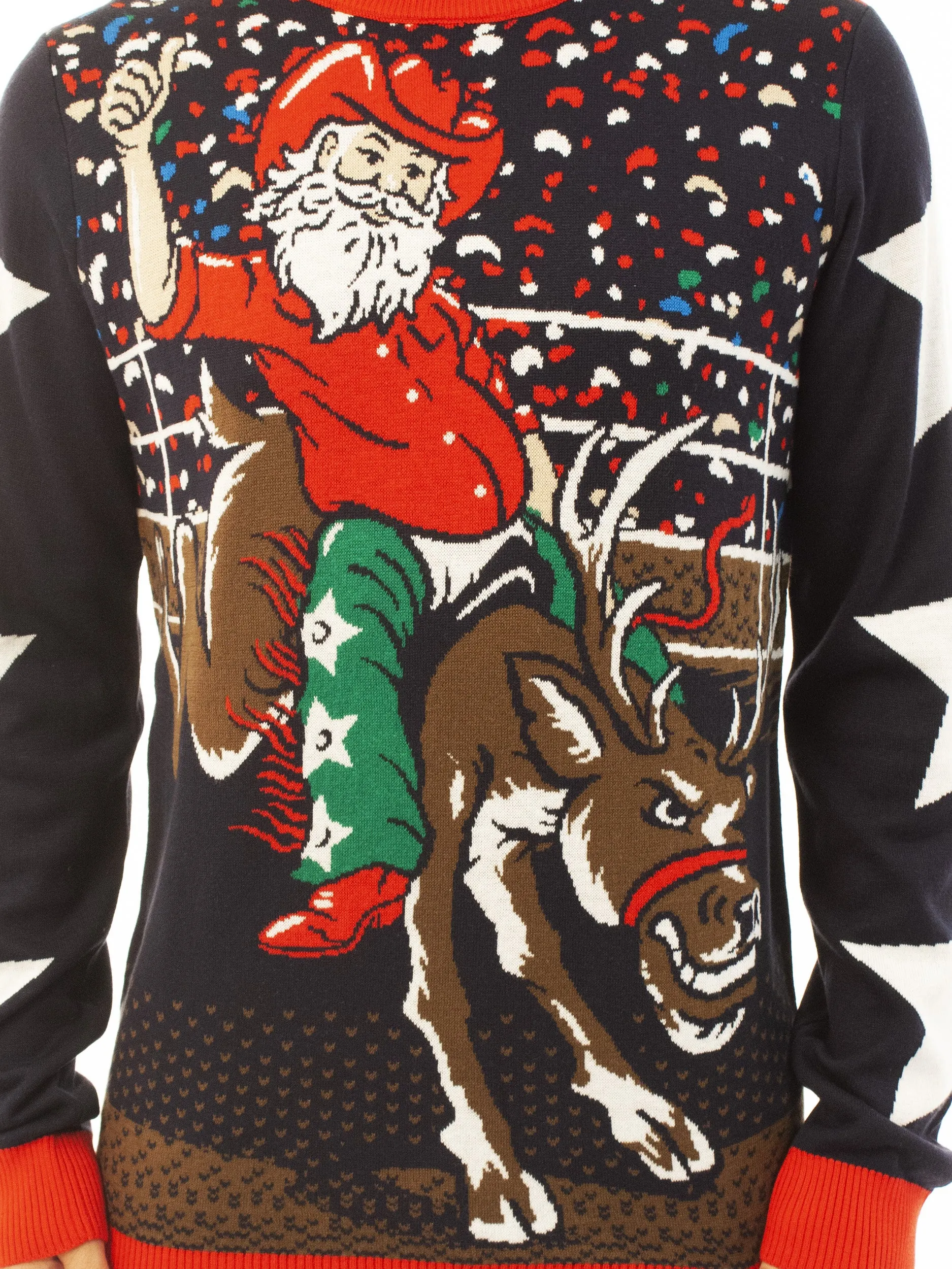 Rodeo Santa | Ugly Christmas Sweater For Men & Women | Unisex Sizing