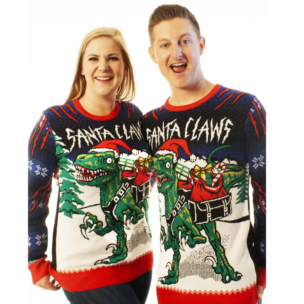 Santa Claws | Ugly Christmas Sweater For Men & Women | Unisex Sizing