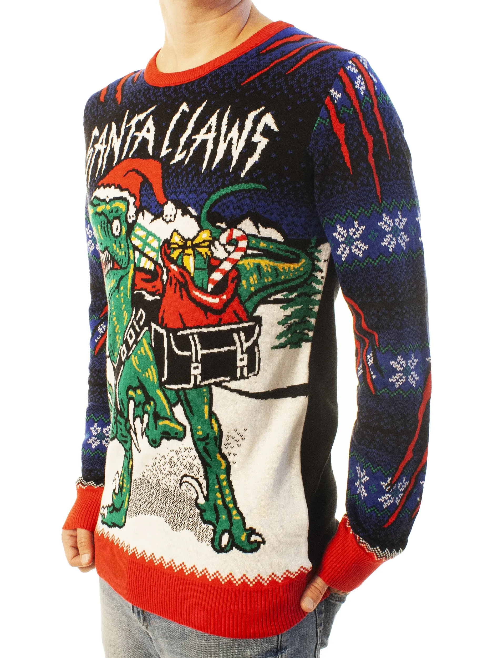 Santa Claws | Ugly Christmas Sweater For Men & Women | Unisex Sizing