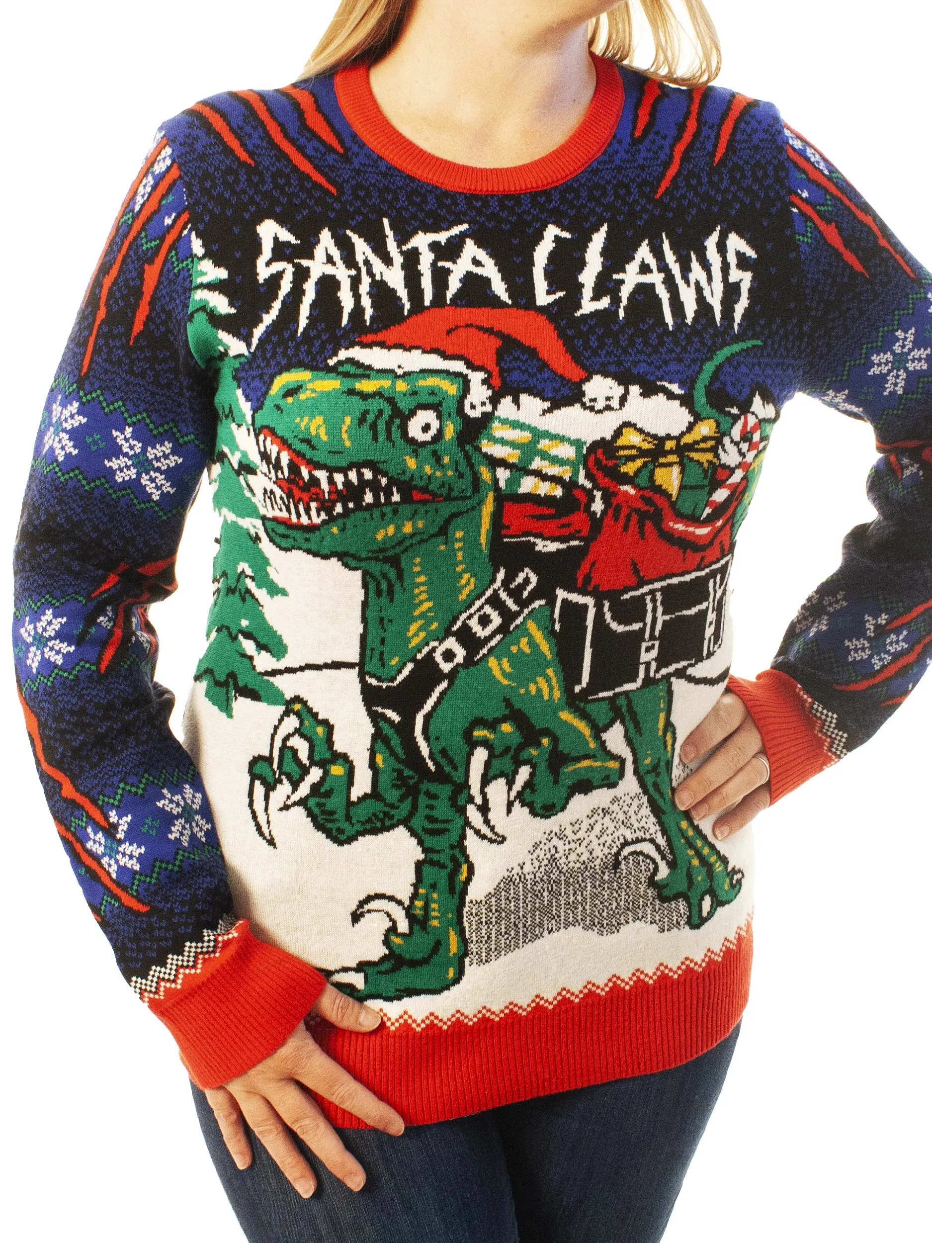 Santa Claws | Ugly Christmas Sweater For Men & Women | Unisex Sizing