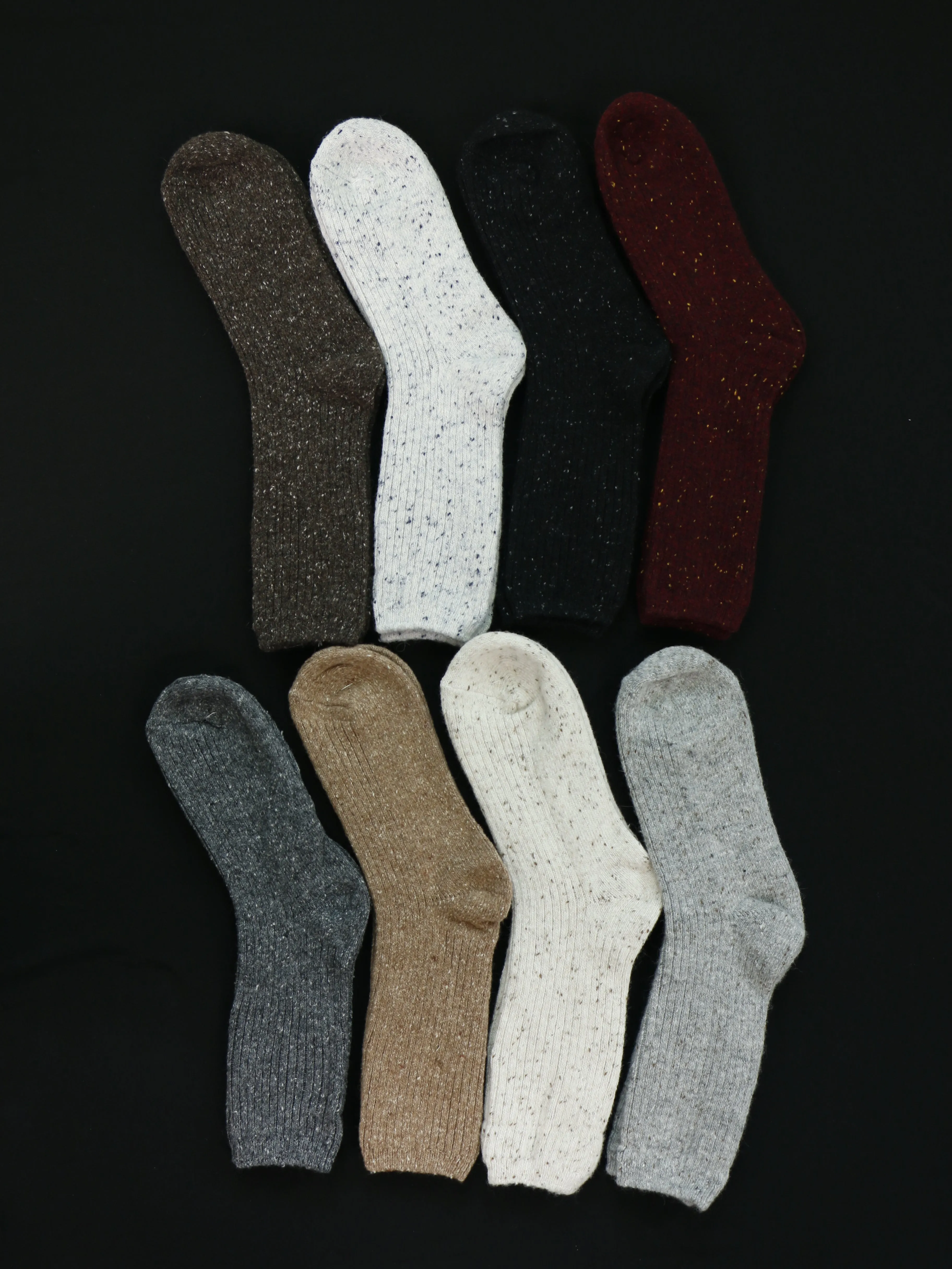 Socks for Winter Warmth with Surprise Colors