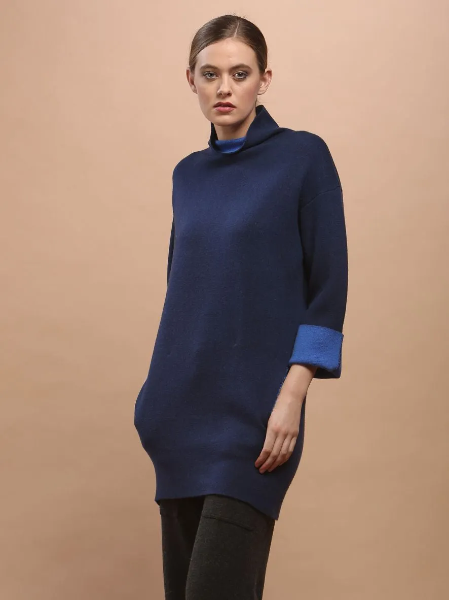 Two-Tone Double-Face Tunic