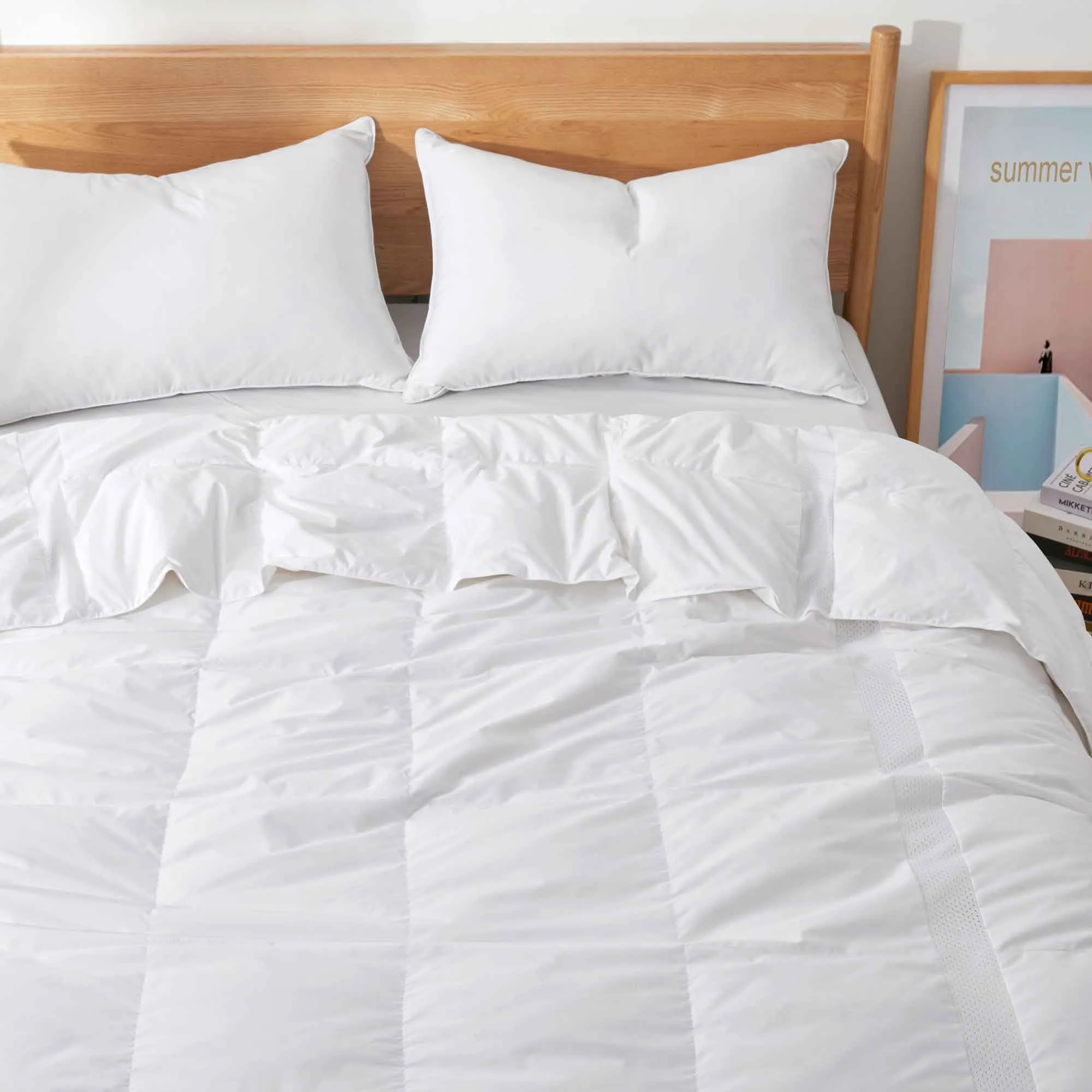 Ultra Lightweight Cooling Down Comforter for Hot Sleepers