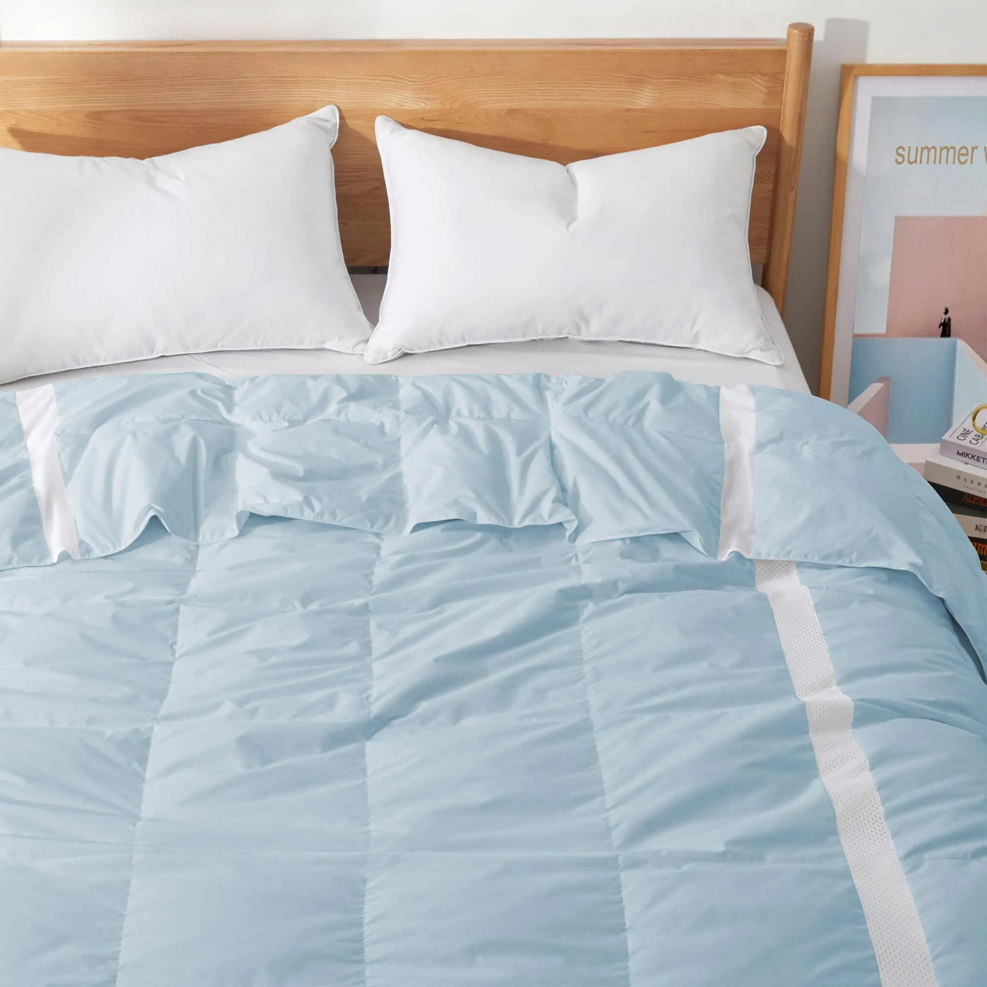 Ultra Lightweight Cooling Down Comforter for Hot Sleepers