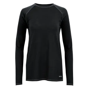 Women's Clima-Wool Merino Crew - Black