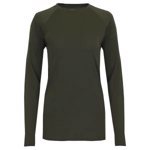 Women's Clima-Wool Merino Crew - OD Green